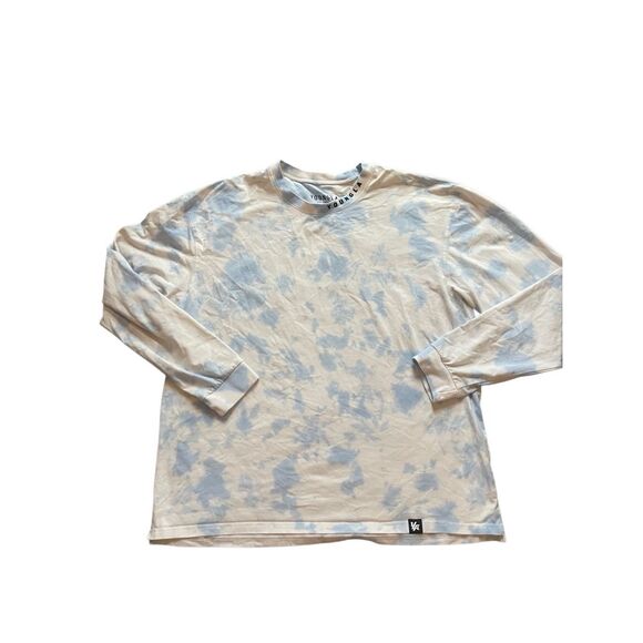YoungLA Other - YoungLA Tie-Dye Long Sleeve Shirt – XXL – Blue & Cream